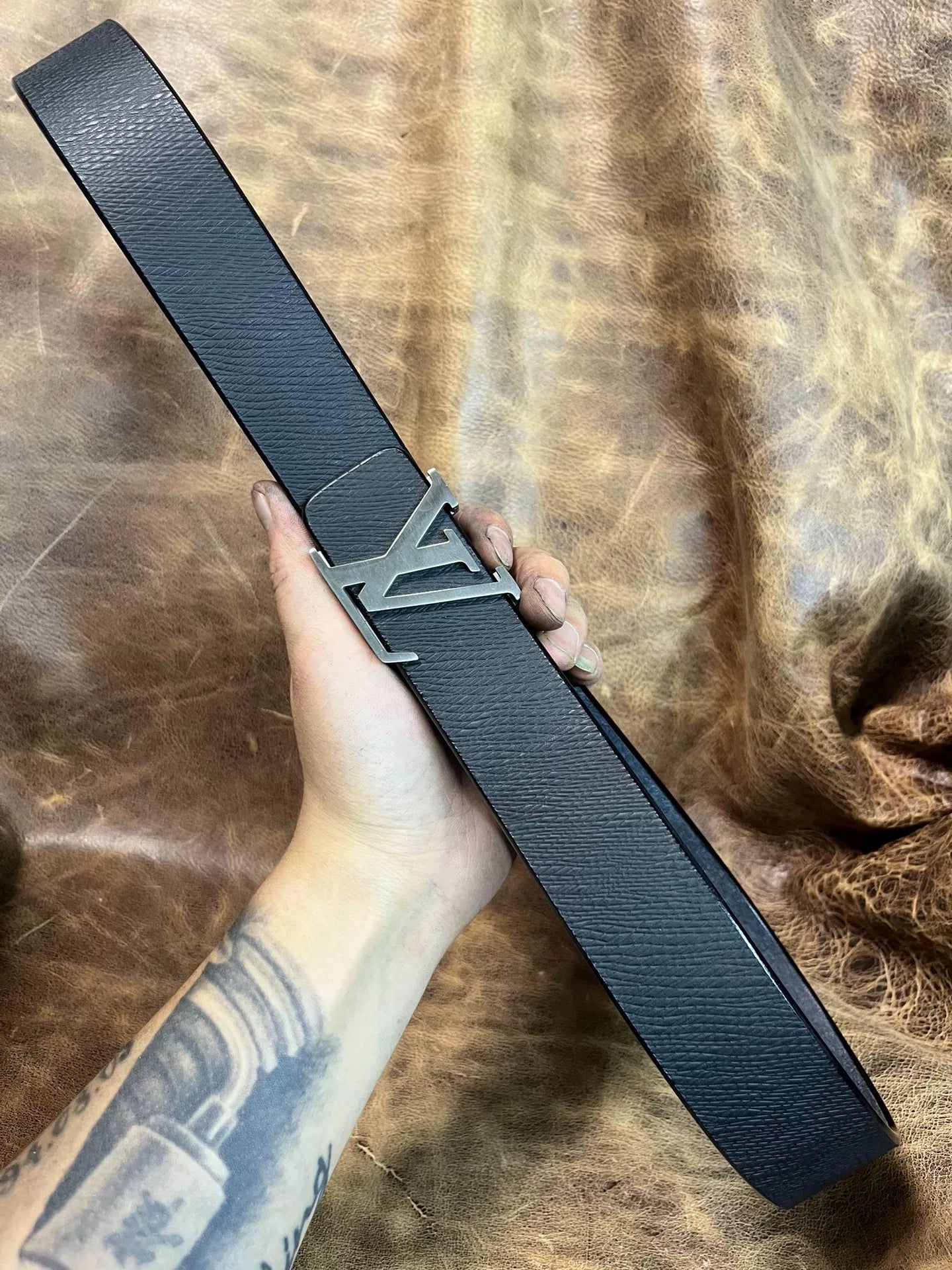 304 Steel Smooth Plate Buckle with Sinking Ship Pattern