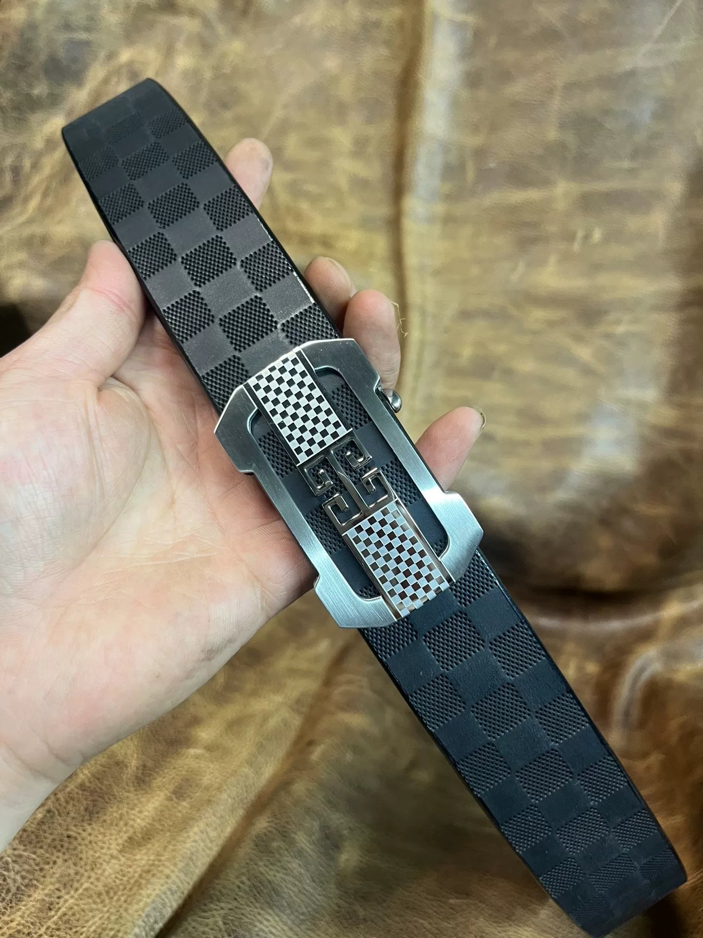 Solid 304 stainless steel toothless automatic buckle