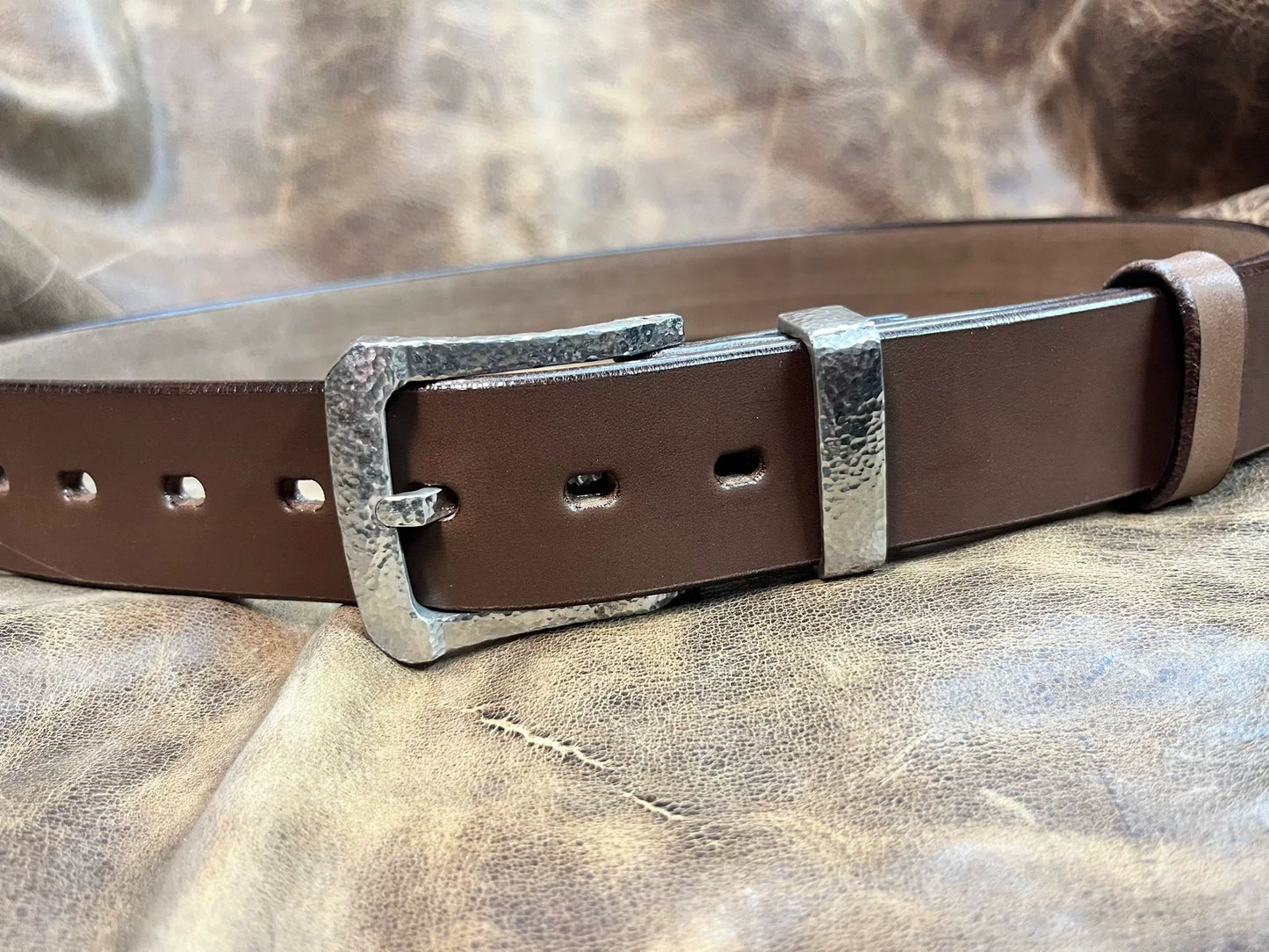 5mm Dress Business Belt with Prong Buckle — Handmade