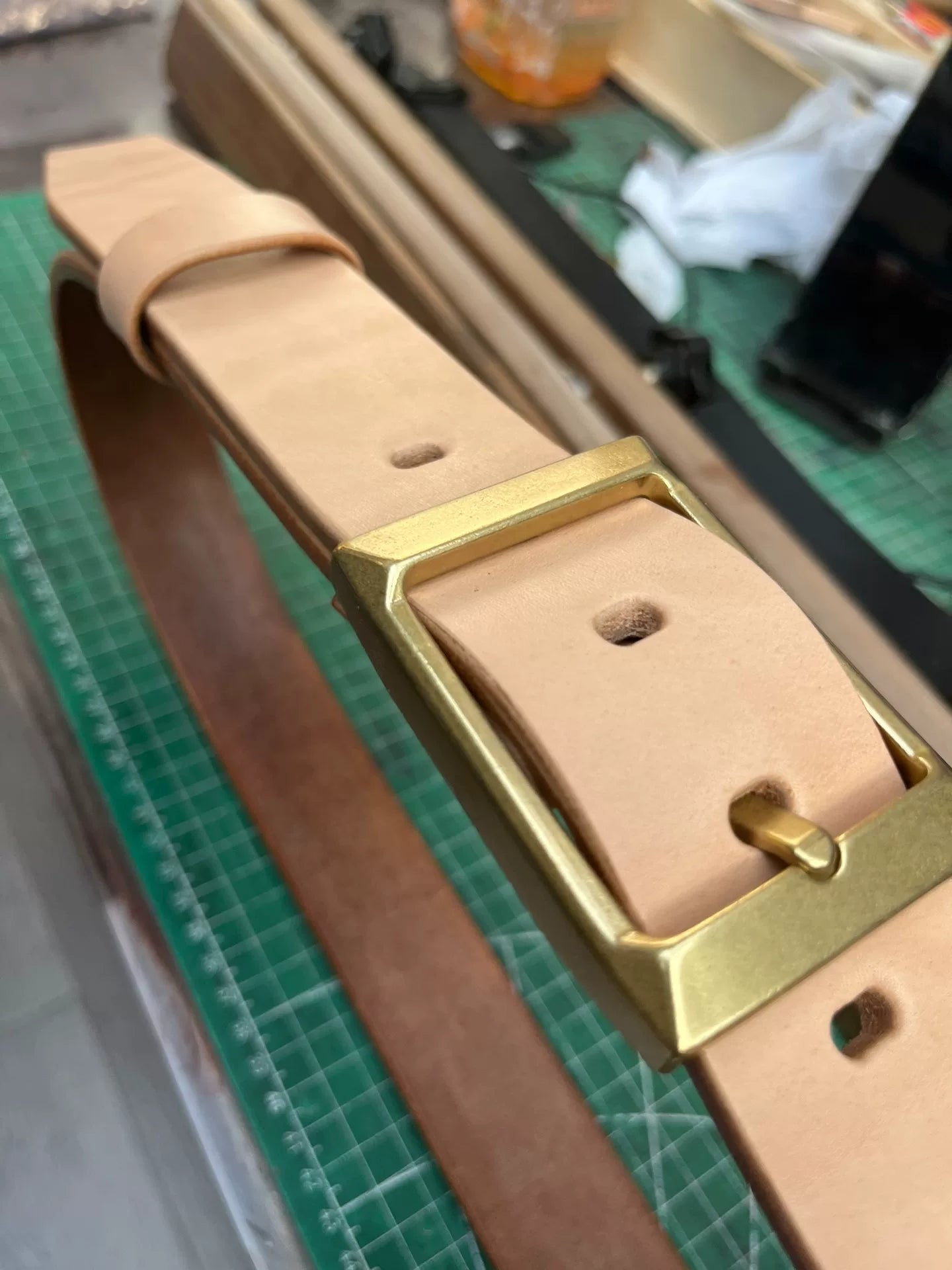 Meian handmade belts and belts, imported from Meian, I like to consult