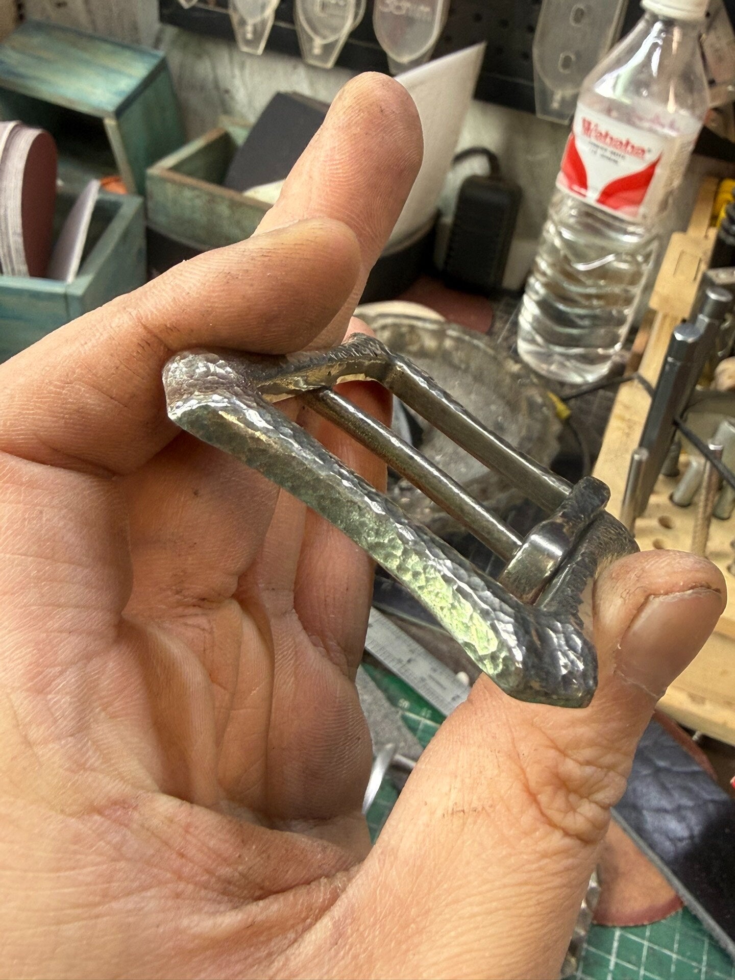 Solid white copper