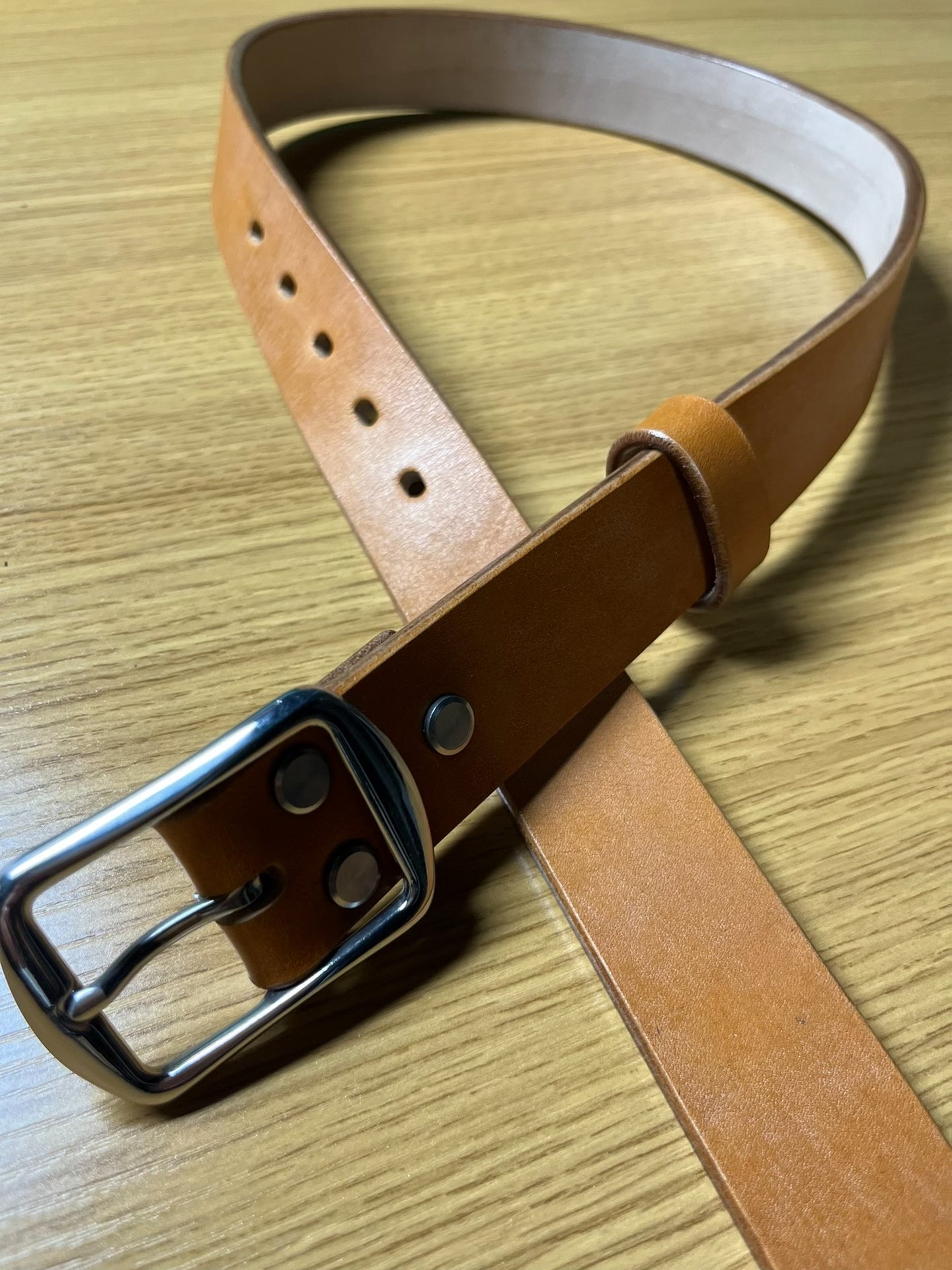 JF.J.Baker full grain bridle leather belt strip handmade belt mater…