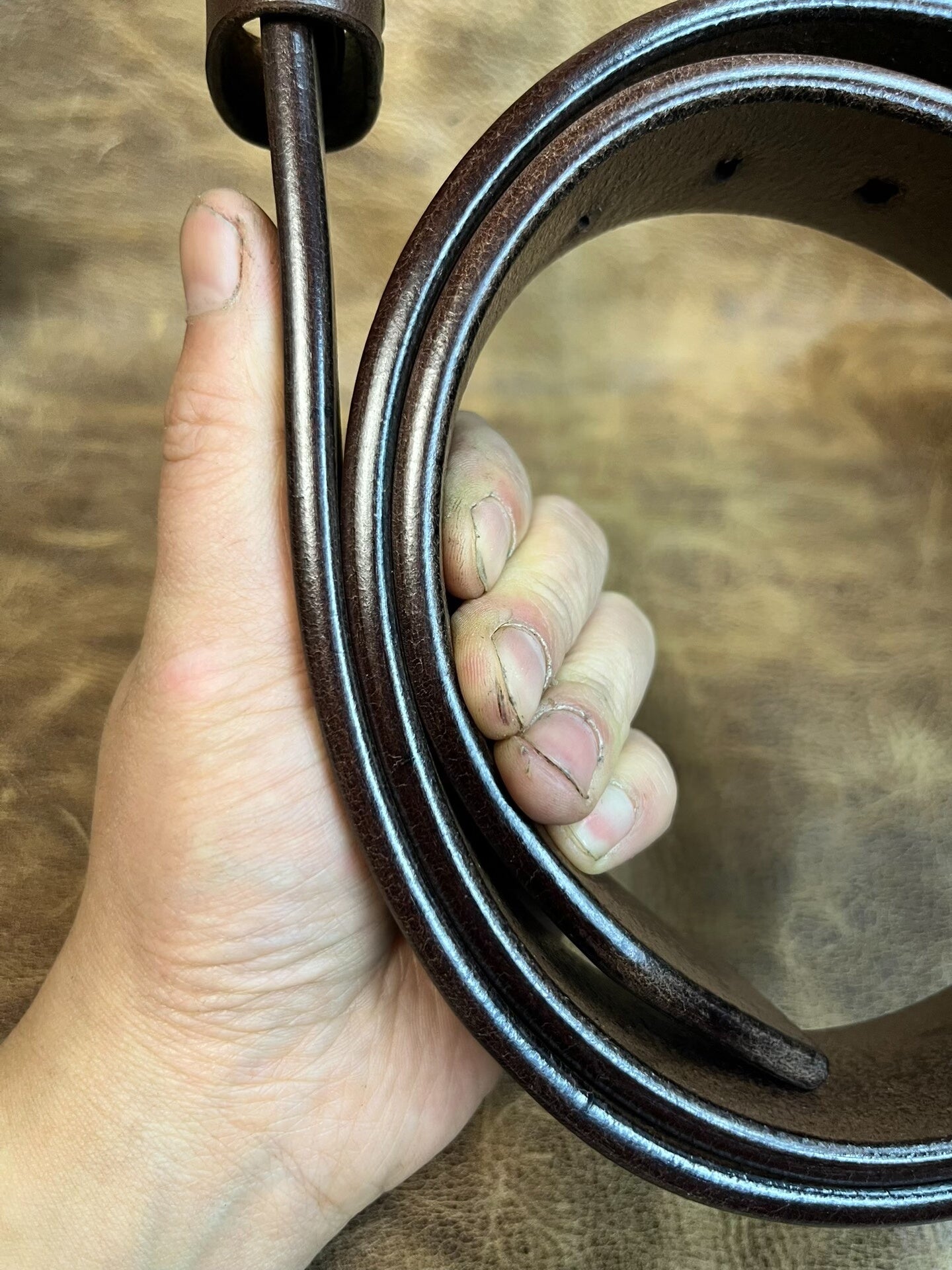 5.5mm thick Meian handmade belt