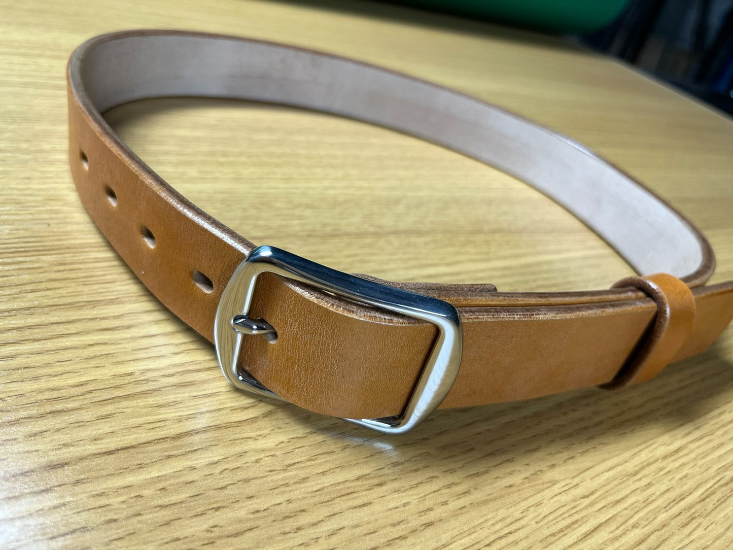 JF.J.Baker full grain bridle leather belt strip handmade belt mater…