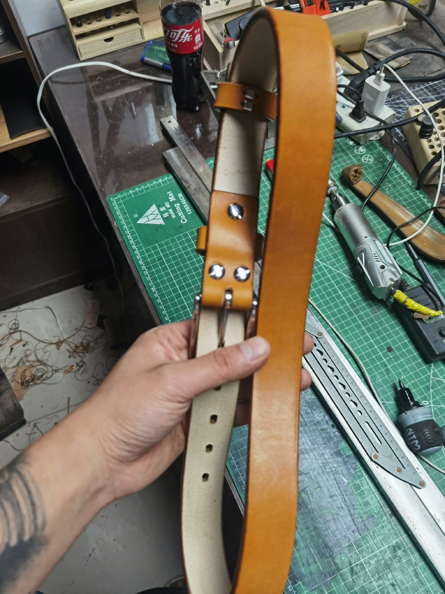 JF British harness leather