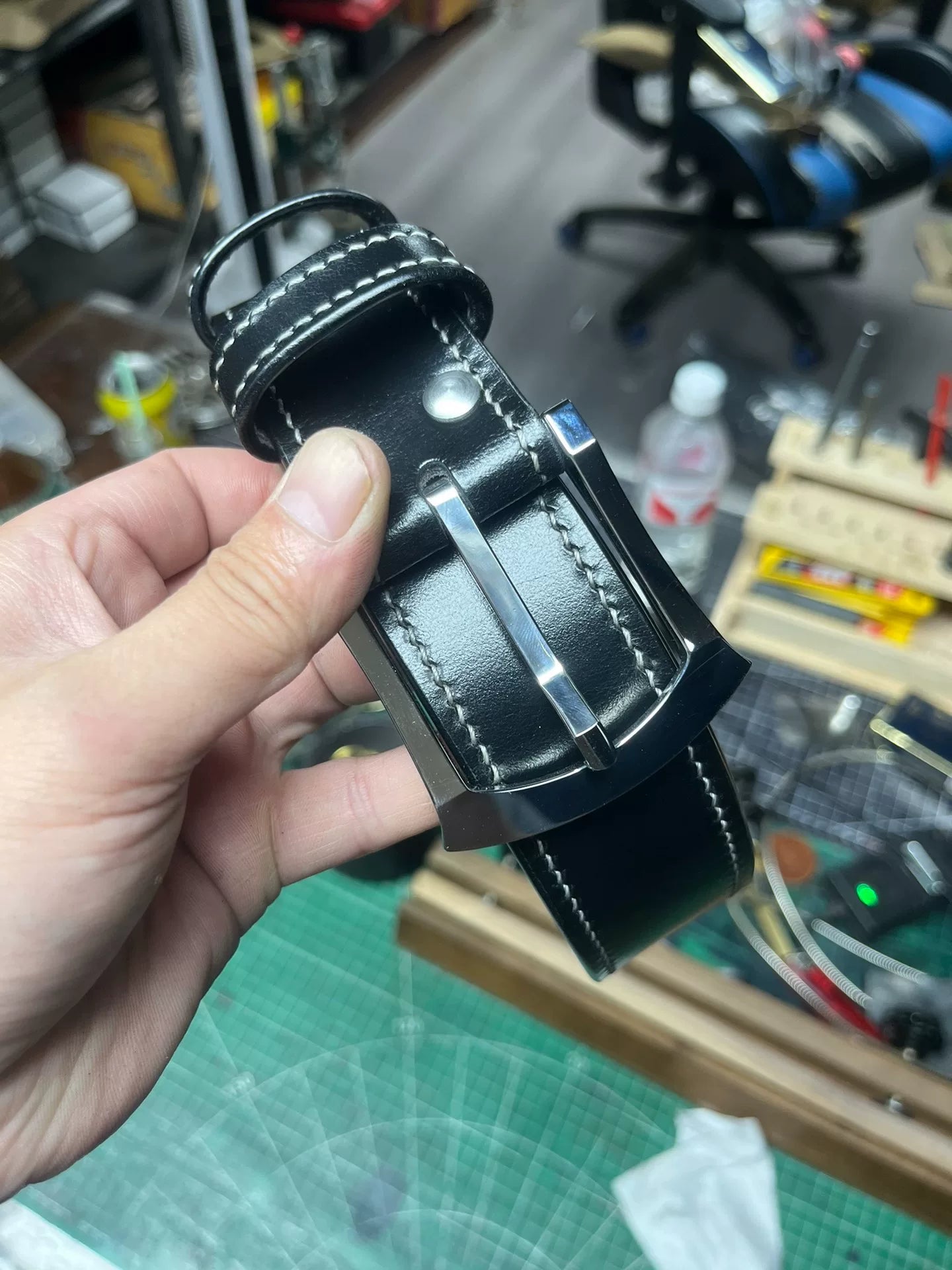 TWS Thomas Bridle Leather Handmade Belt — Imported from UK