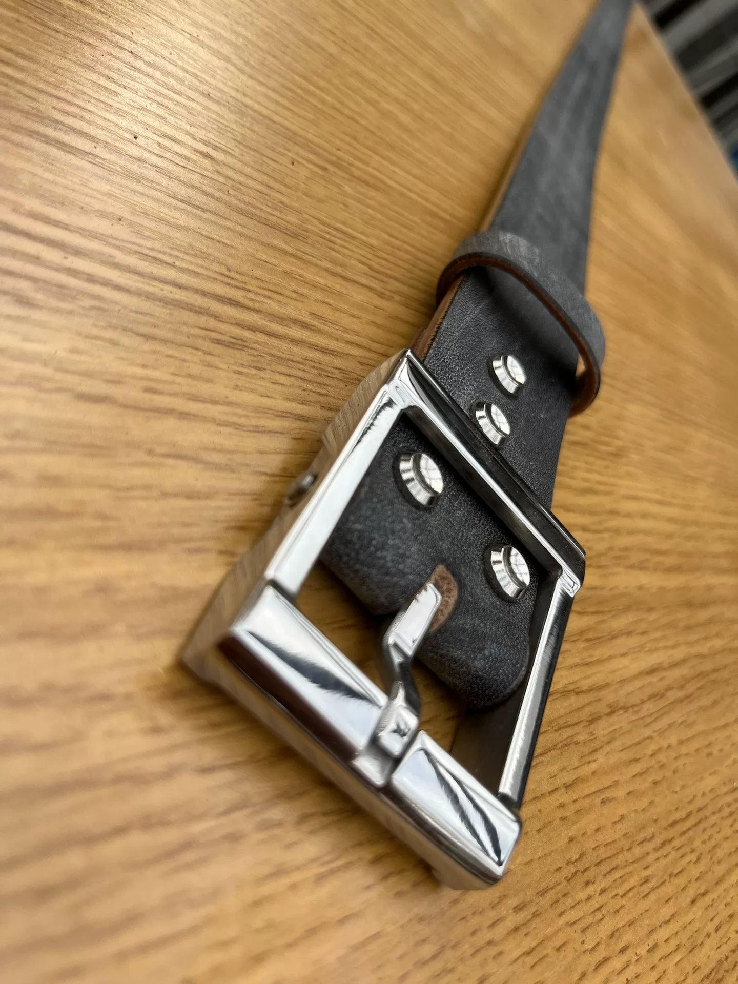 5.5mm JF Horse Rein Black Handmade Belt Professionally Customized