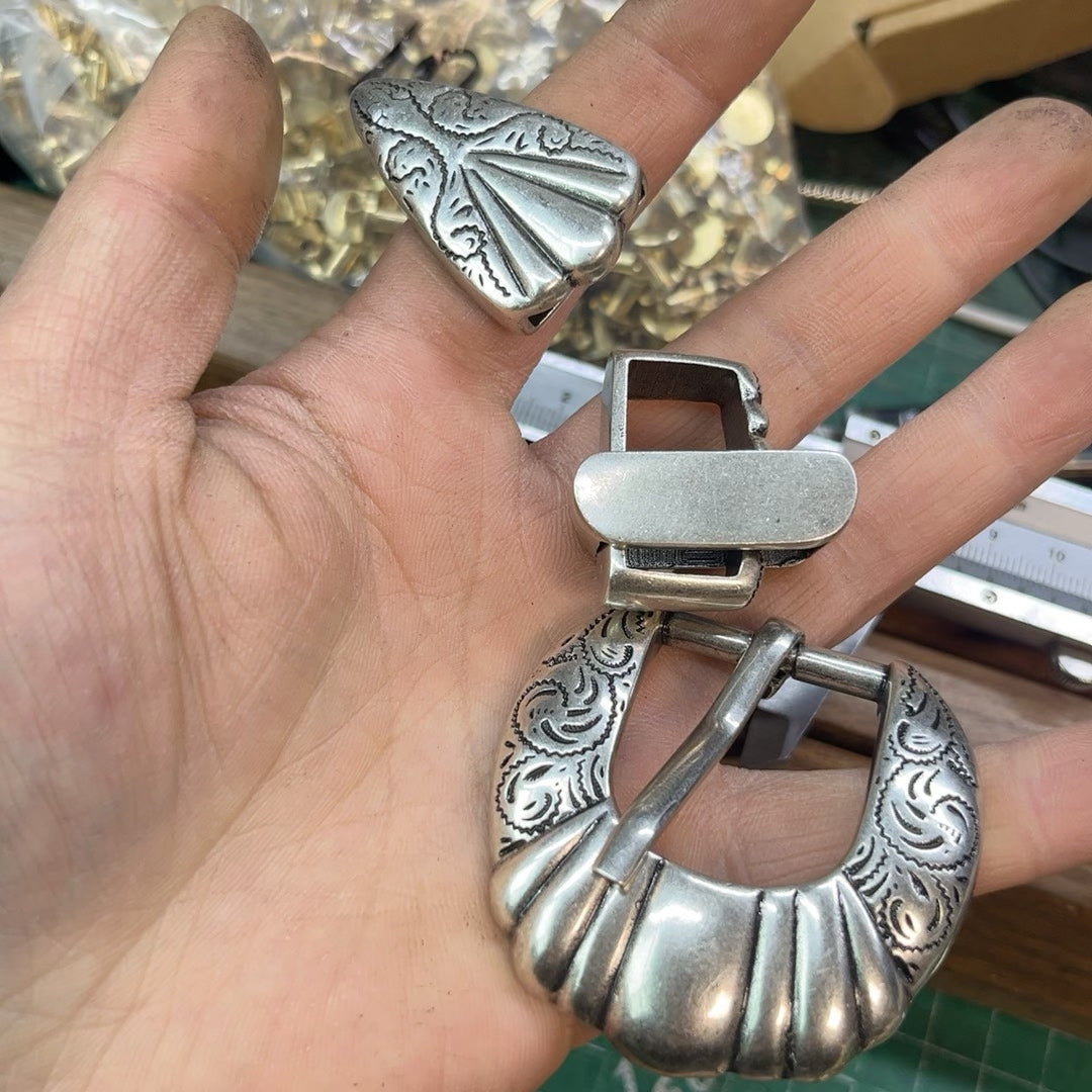 American Tang grass brass plated with 925 silver
