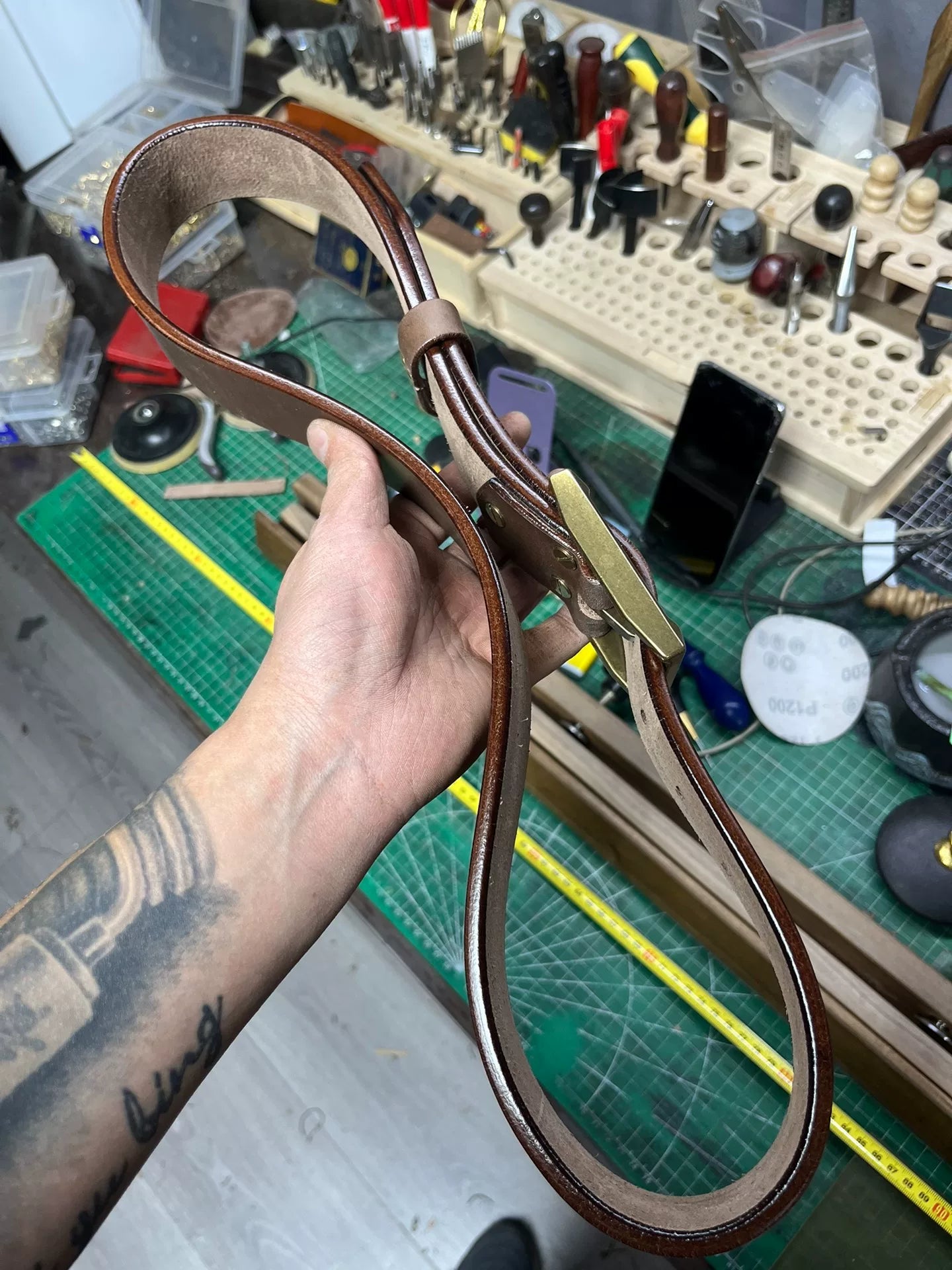 6 mm thick Meian handmade belt