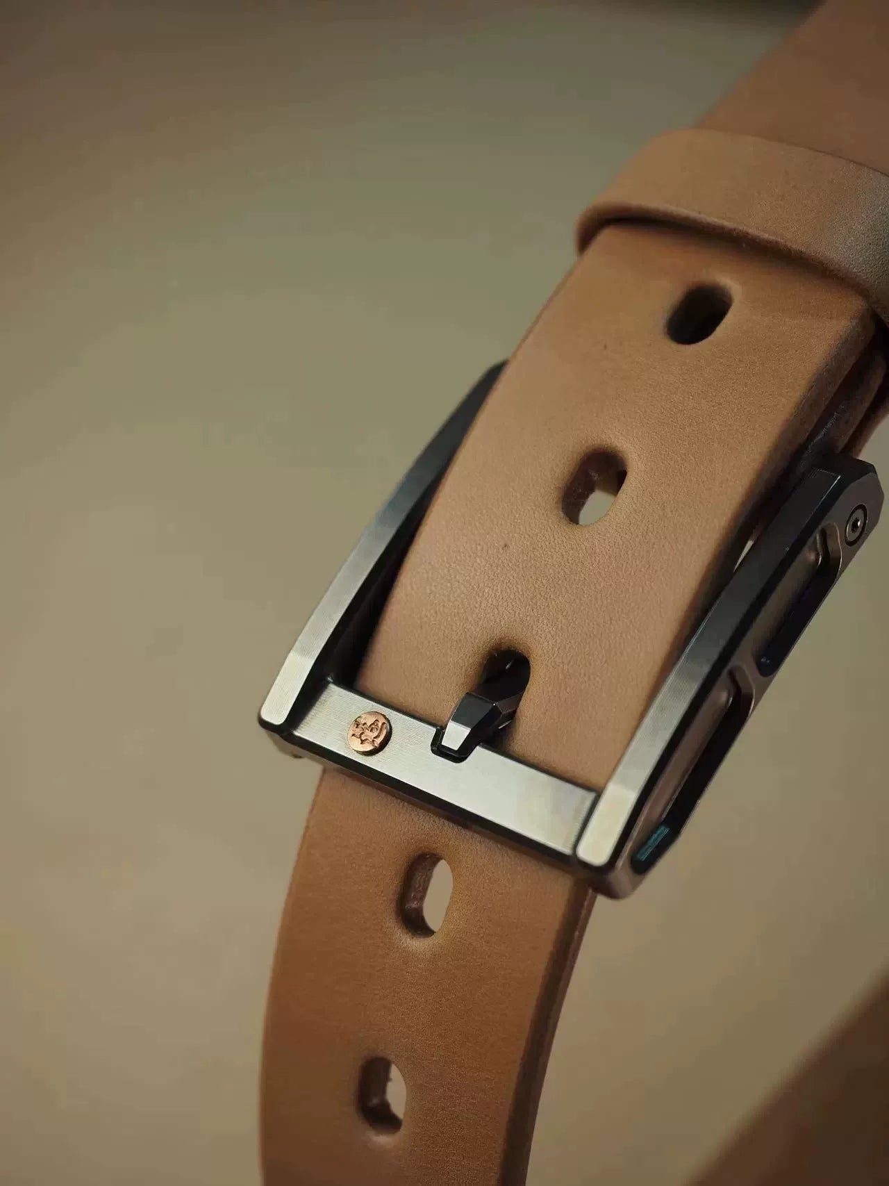 Xifeng Sui 316L wire-cut stainless steel buckle handmade custom bel…