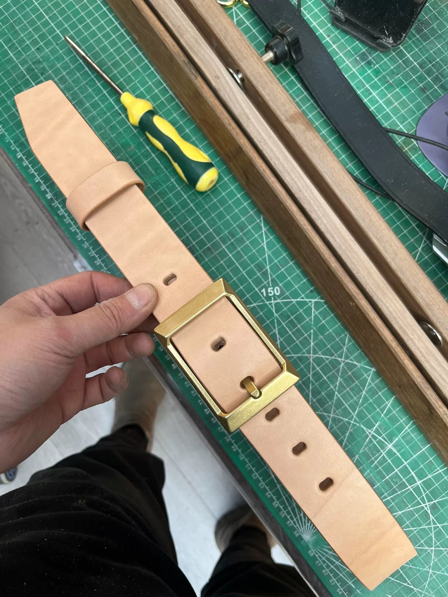 Meian handmade belts and belts, imported from Meian, I like to consult