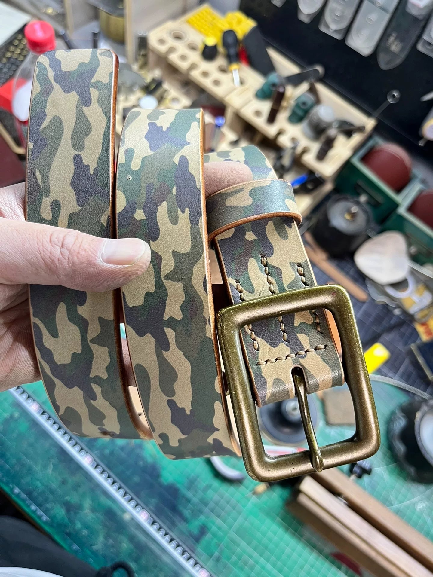 Camouflage saddle