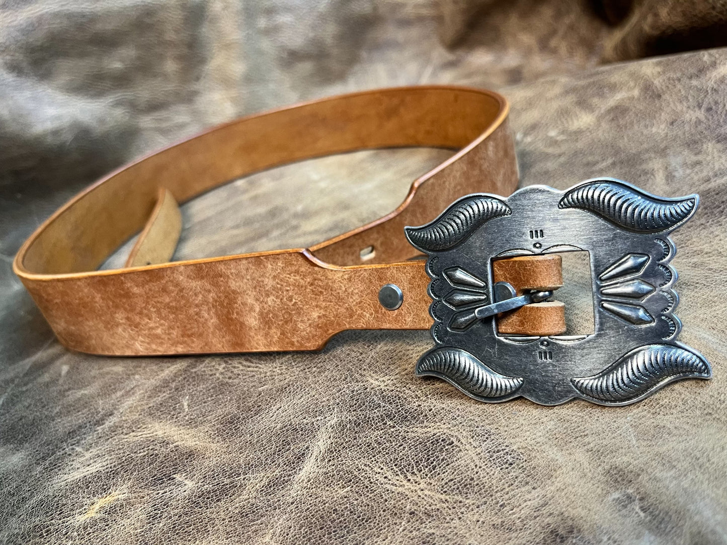 Reproduction of an antique belt collected by RRL store