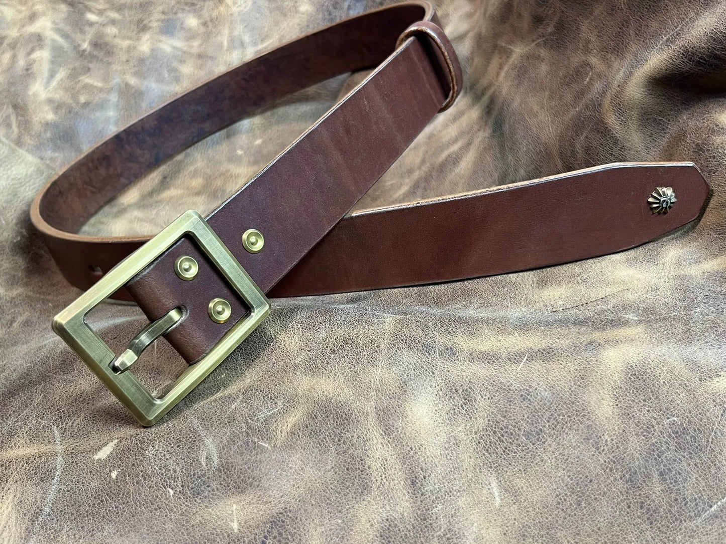 Zhaonan fat brown color with genuine West Wind buckle