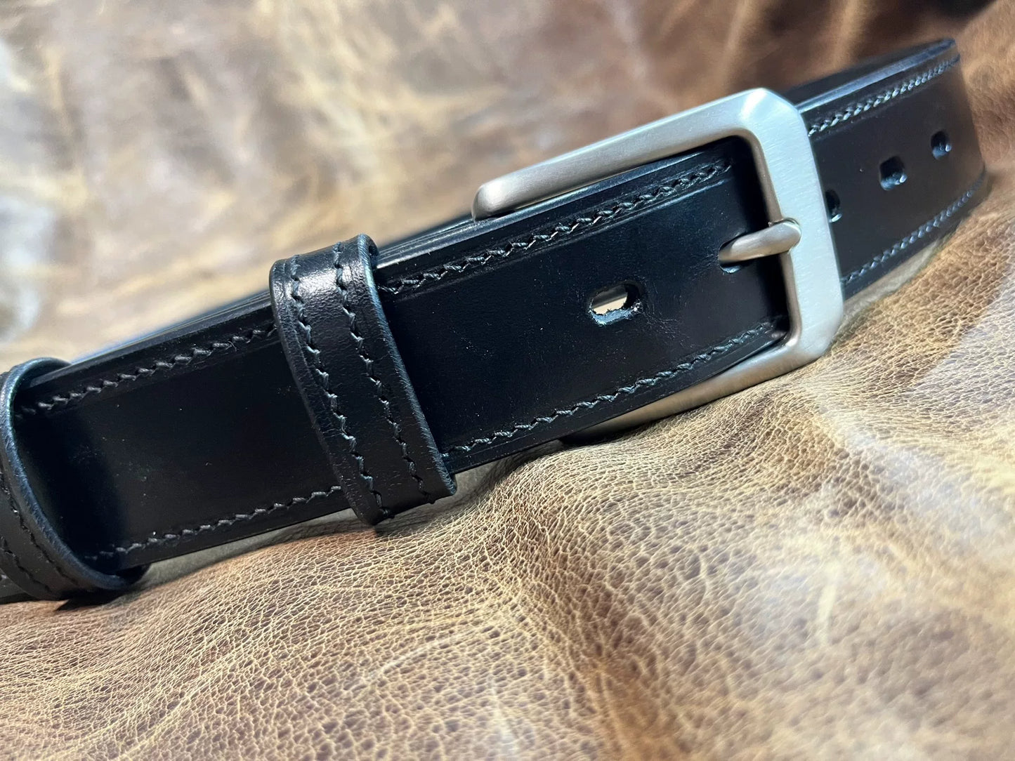 TWS Thomas Bridle Leather Handmade Belt — Imported from UK