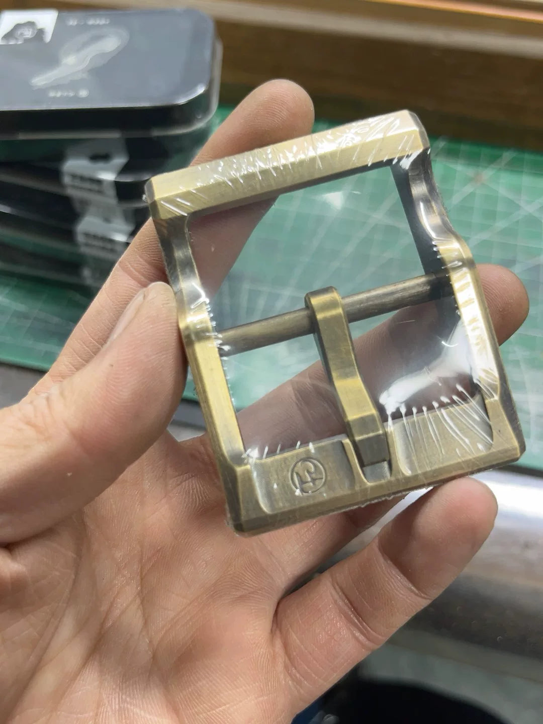 Genuine Fengchen 6th generation solid brass belt buckle