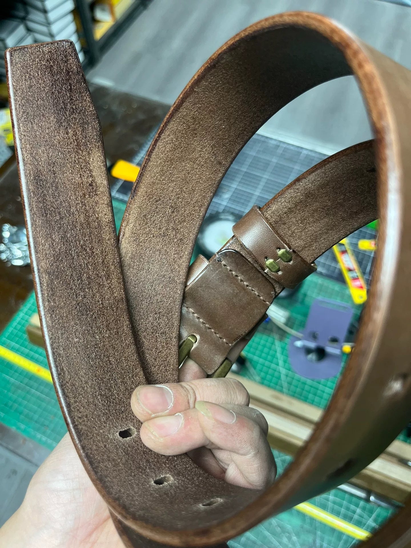 6 mm thick Meian handmade belt
