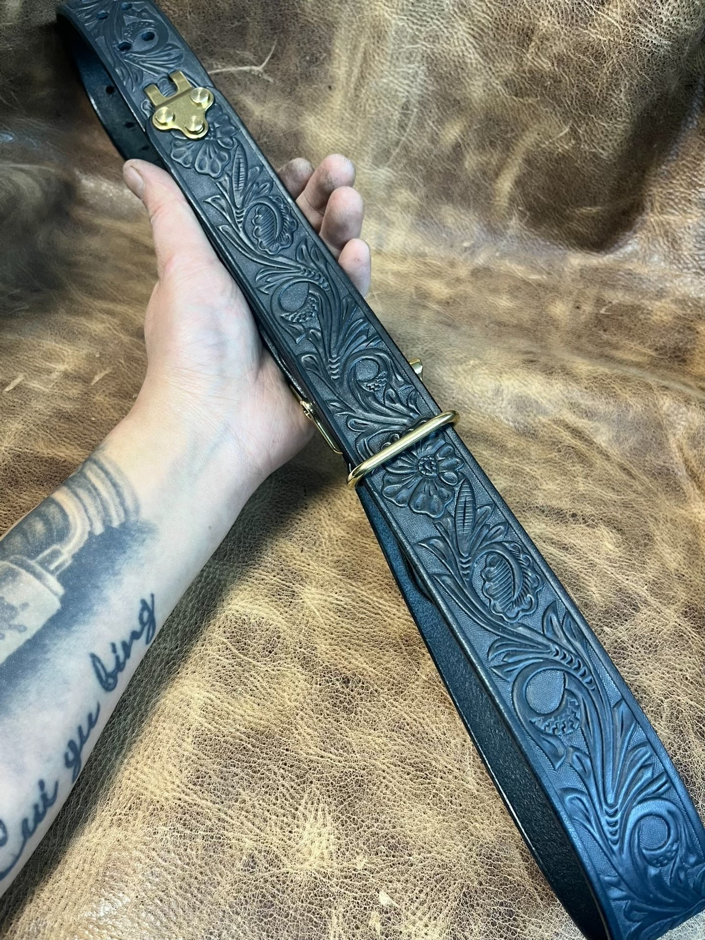American retro Littleton cavalry belt